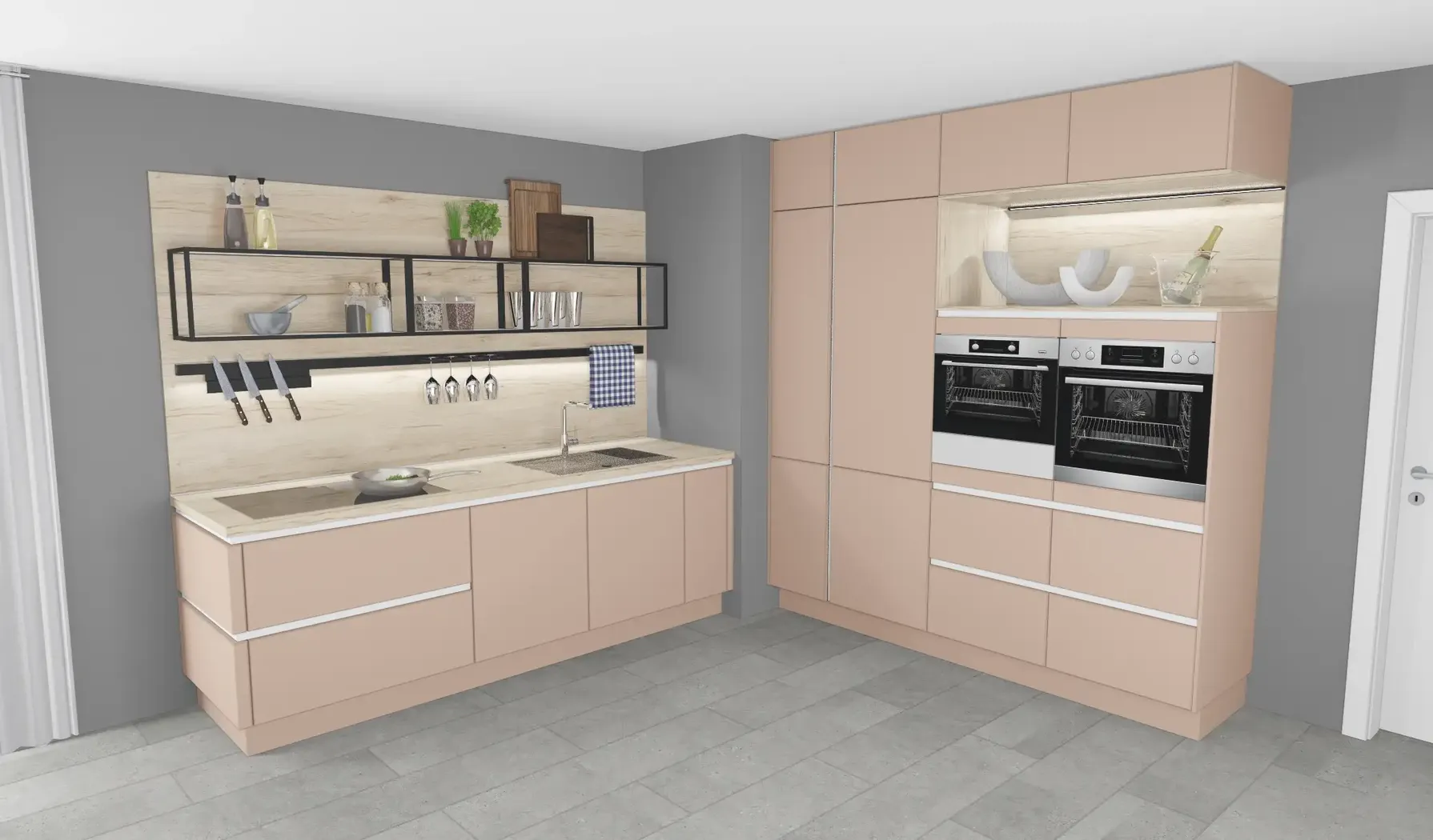 Die Küche Direkt 2 Zeile / Modern / A3 Exclusiv 3