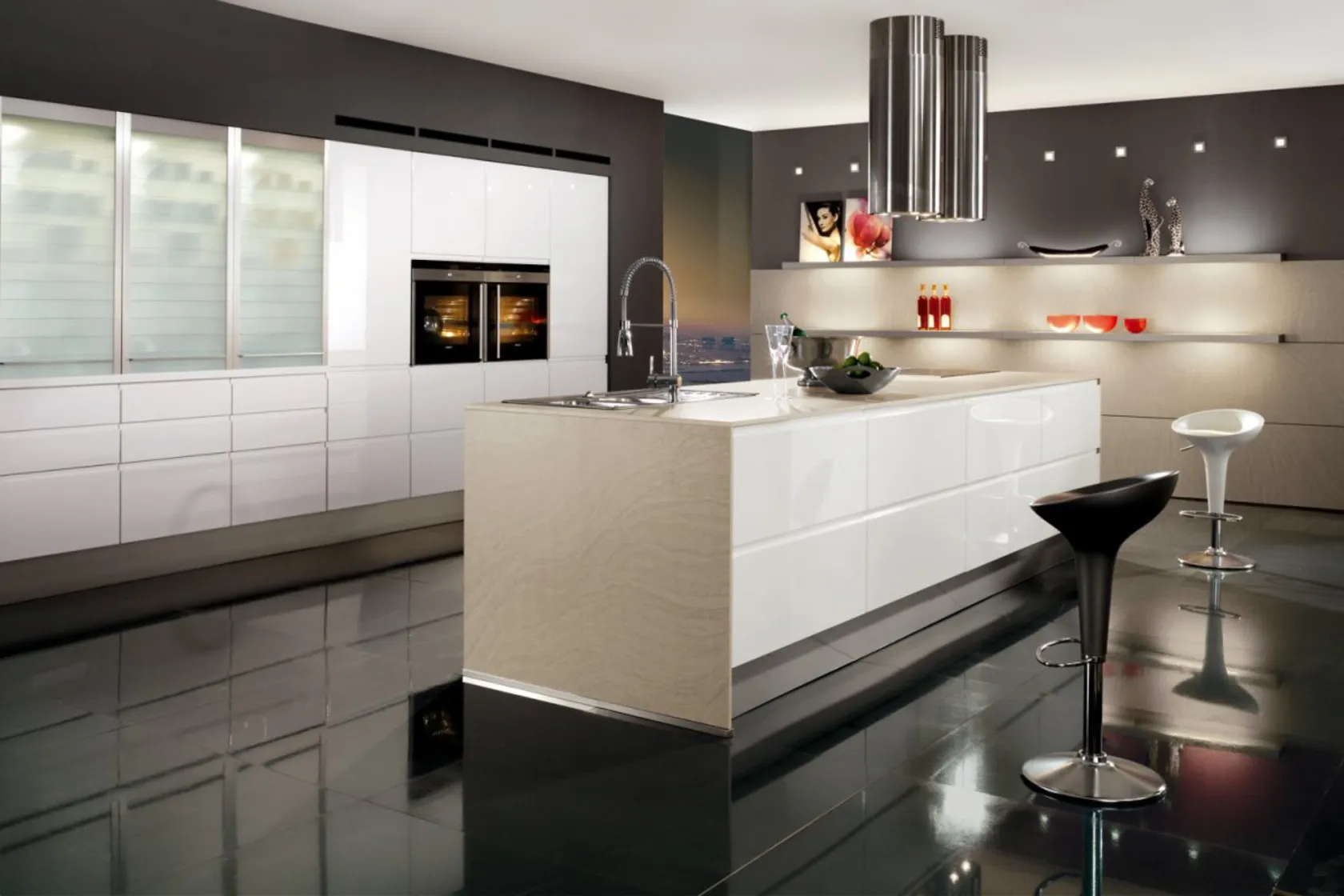 Zeile und Insel / Modern / A3 Exclusiv