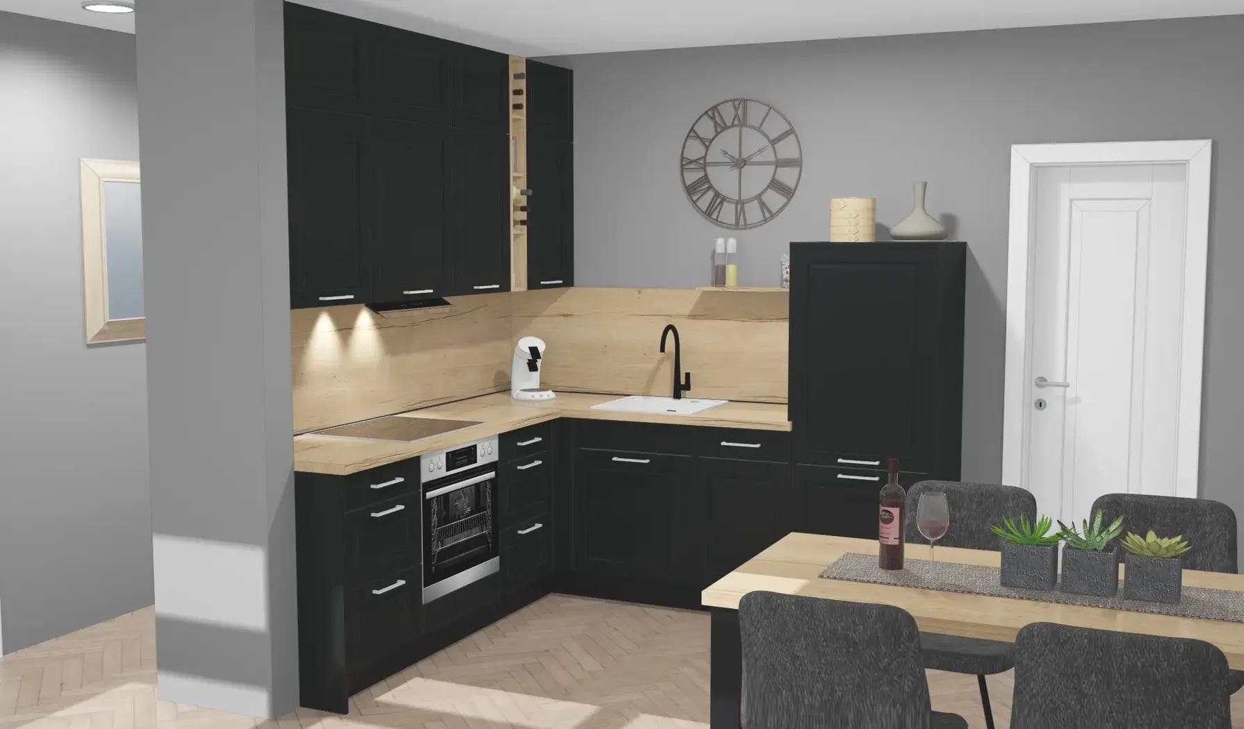 Die Küche Direkt L-Küche / Landhaus-Mediterran / A2 Comfort 2