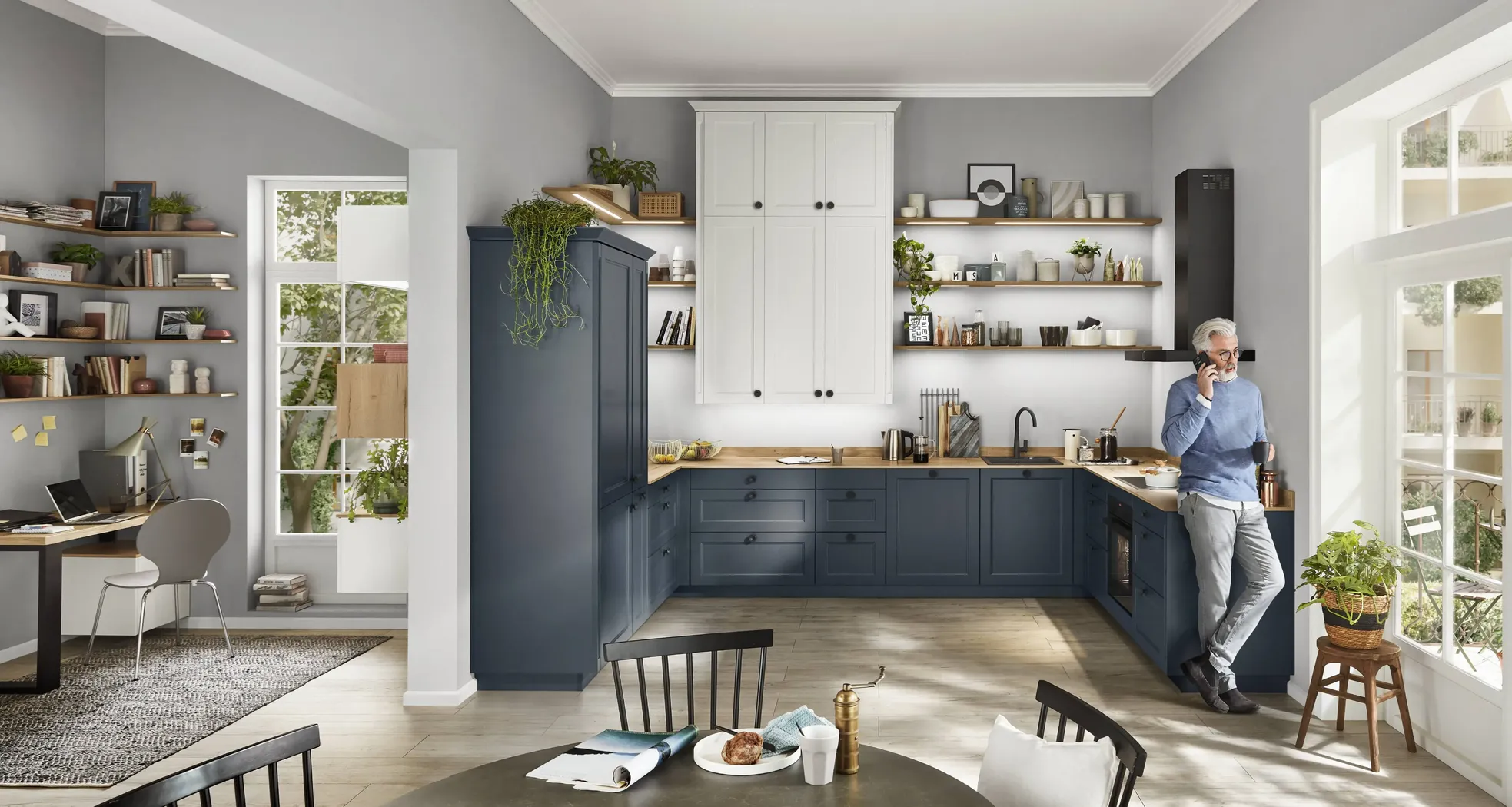 U-Küche / Landhaus-Mediterran / A2 Comfort