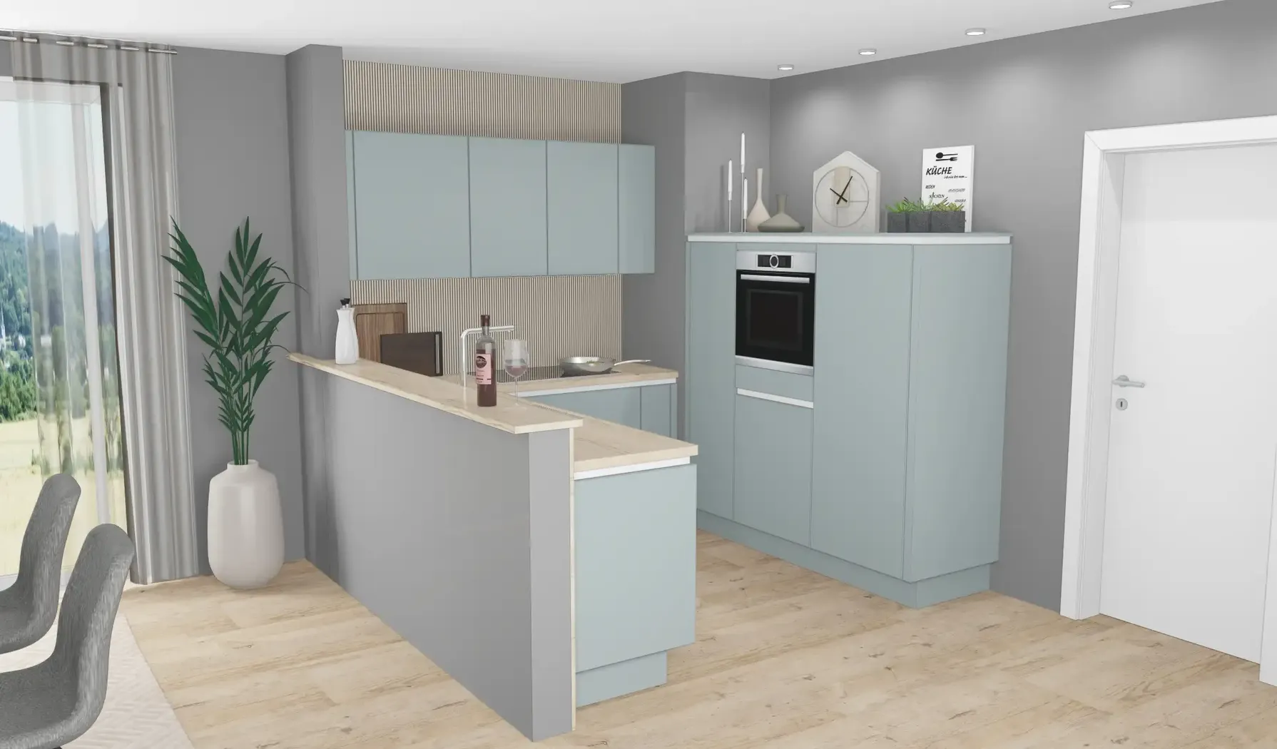 Die Küche Direkt U-Küche / Modern / A1 Basic 3