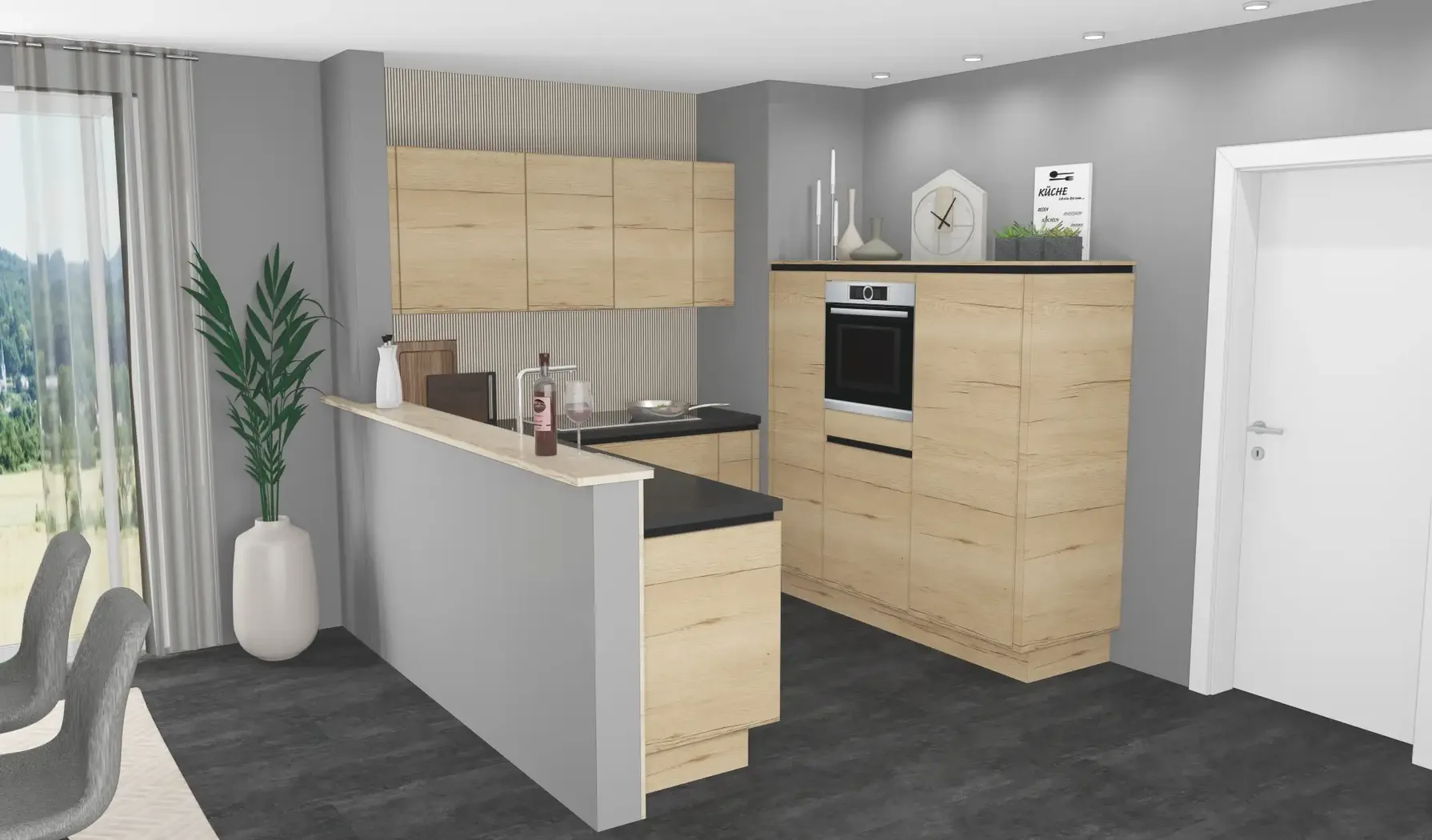 Die Küche Direkt U-Küche / Modern / A1 Basic 4