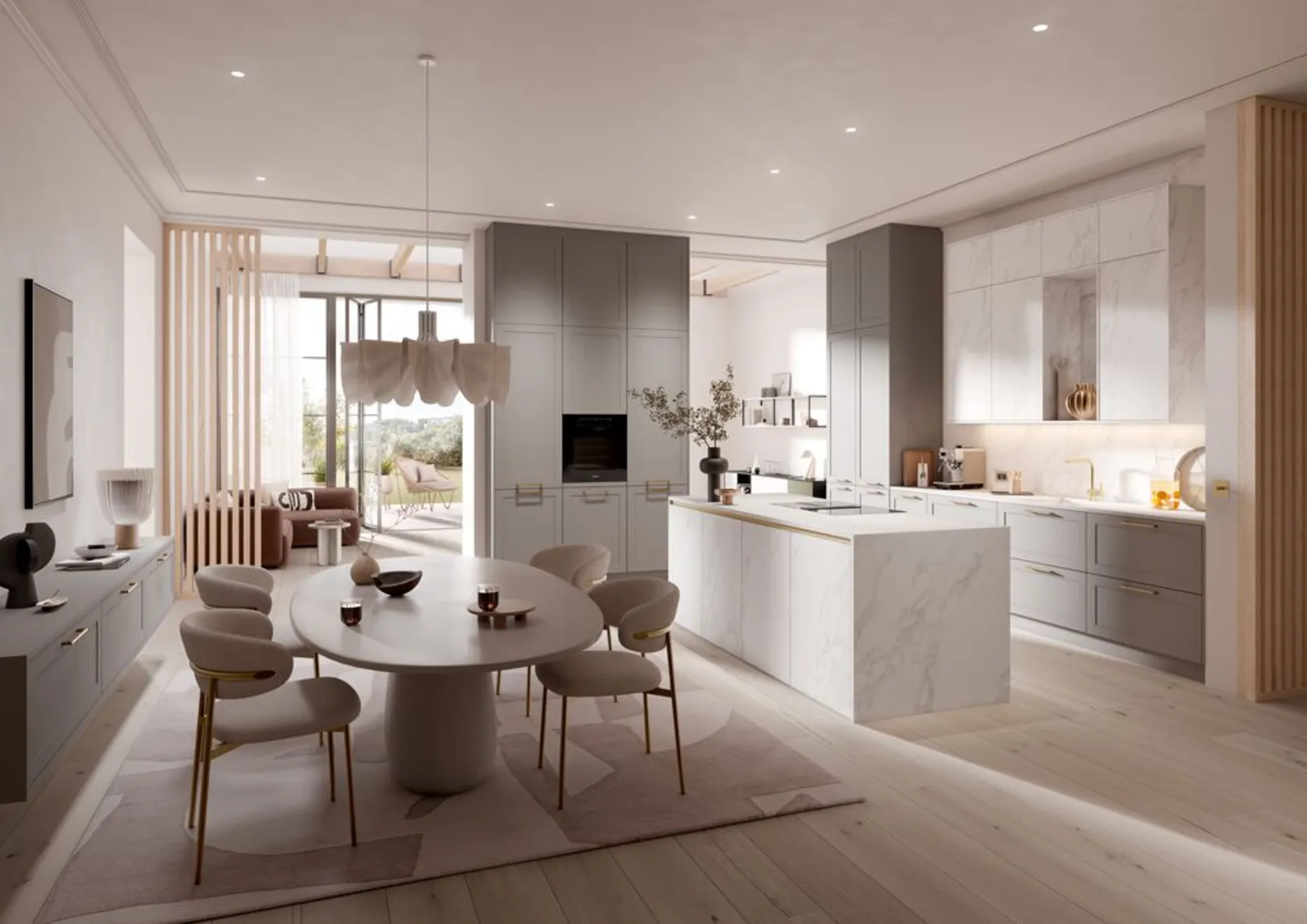 Zeile und Insel / Klassisch / A3 Exclusiv