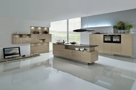 Die Küche Direkt Zeile und Insel / Modern / A3 Exclusiv 0