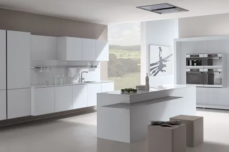 Die Küche Direkt Zeile und Insel / Modern / A3 Exclusiv 0