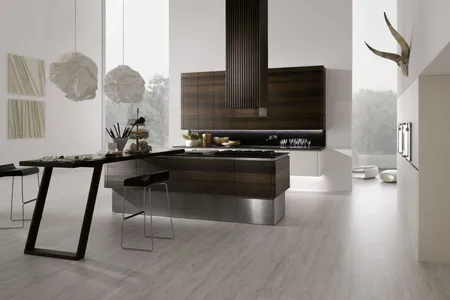 Die Küche Direkt Zeile und Insel / Modern / A3 Exclusiv 0