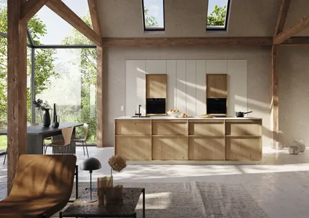 Die Küche Direkt Zeile und Insel / Klassisch / A3 Exclusiv 0